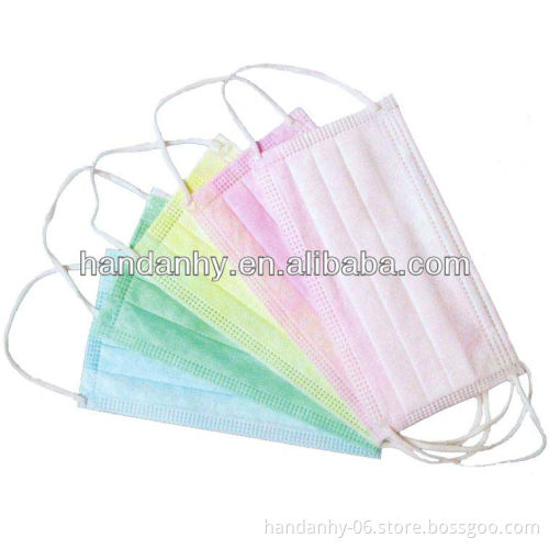 Non-woven ear-loop disposable face mask